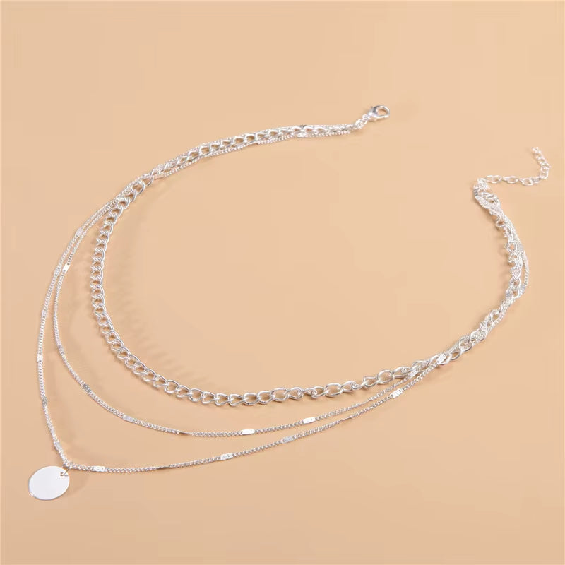 Vintage Necklace on Neck Chain Women'S Jewelry Layered Accessories for Girls Clothing Aesthetic Gifts Fashion Pendant 2022