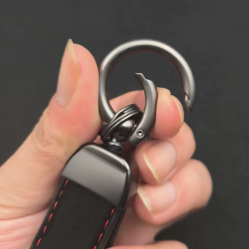 New Men Women Suede Leather Luxury Keyring BYD Keychain for BYD Seal F3 Atto 3 Tang Qin Han Song plus Car Keychain Accessories